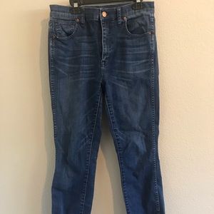 Madewell High Rise Skinny Jean with Raw Hem